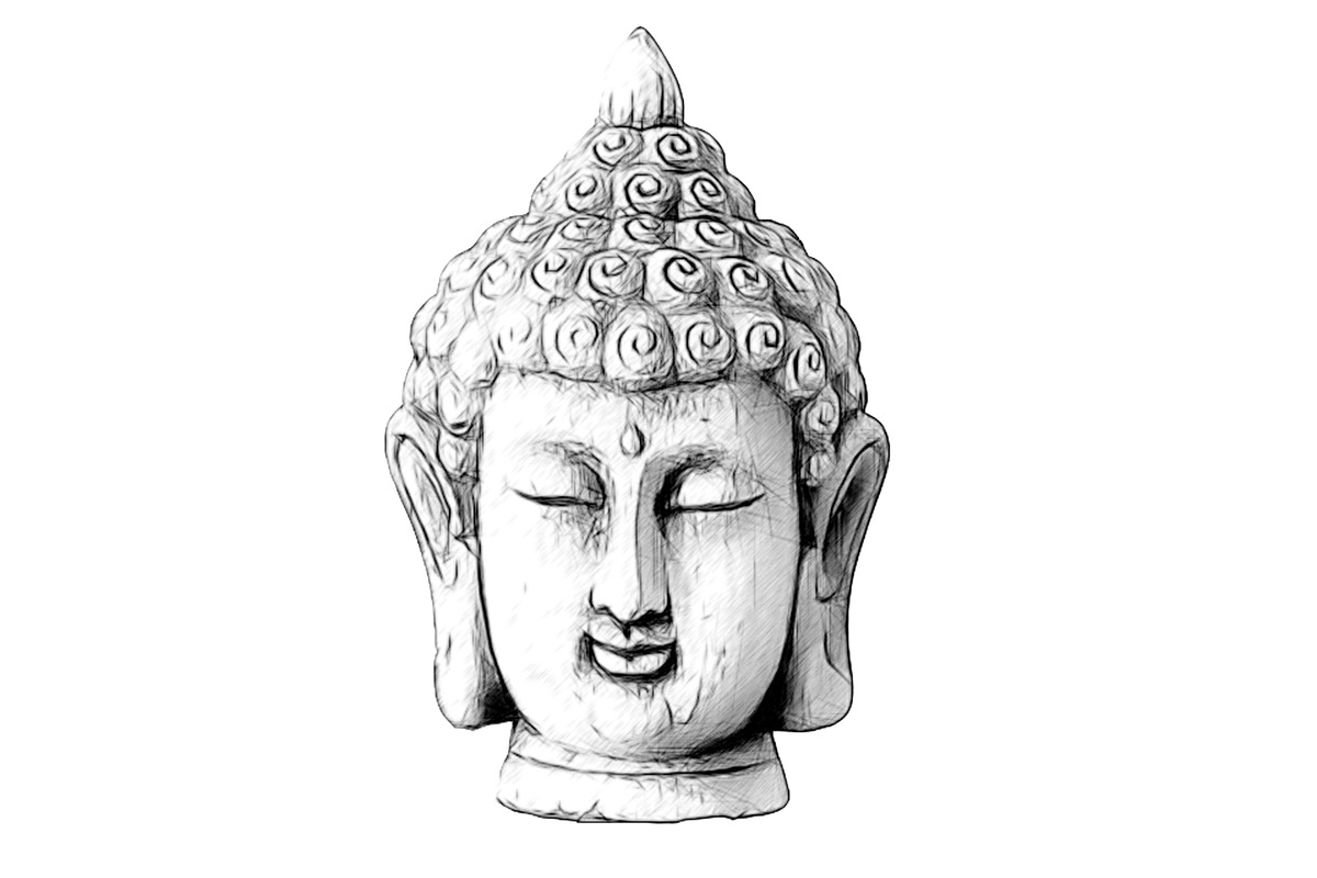 Buddha, an Illustration by Vicente Soler