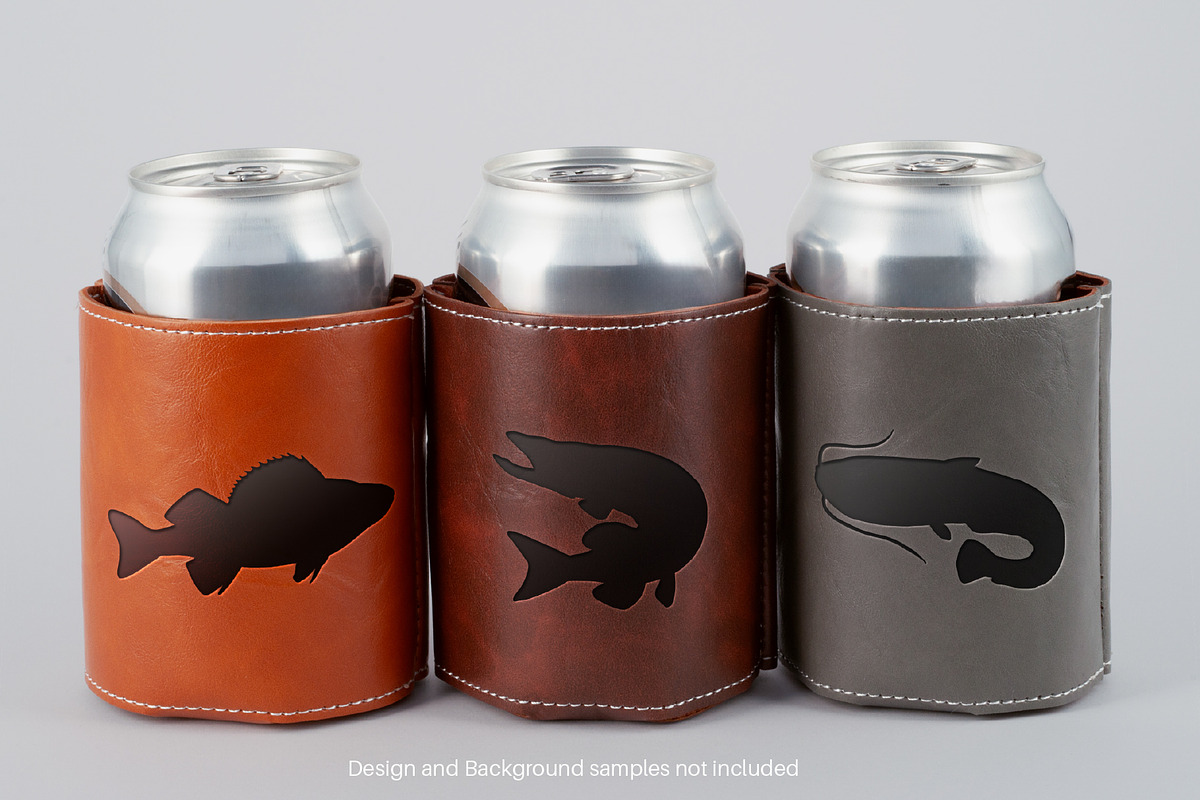 Leather Etched Can Coolder Mockup, a Cups & Container Mockup by MockupsBox (Photo 6 of 6)