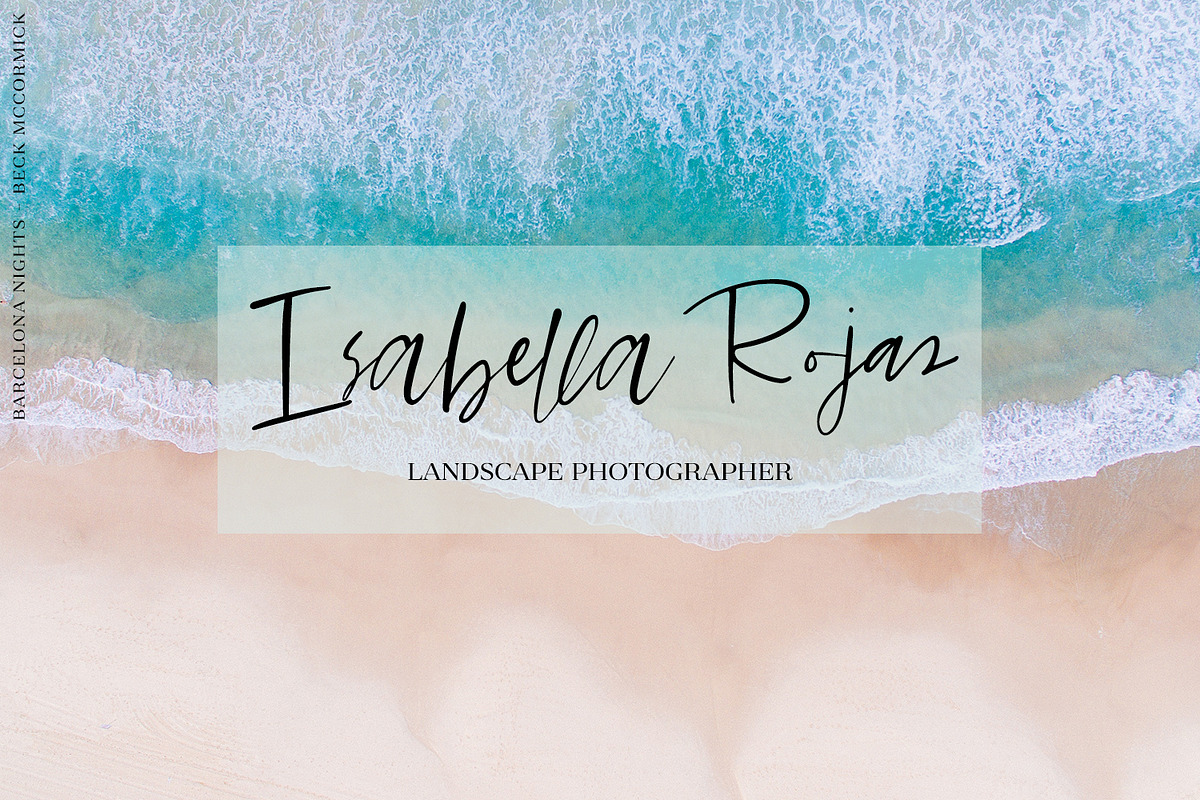 Barcelona Nights Signature Script preview 7