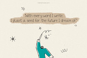 The Qundies – Handwritten Font, a Handwritten Font by Flawless And Co (Thumbnail 6 of 10)