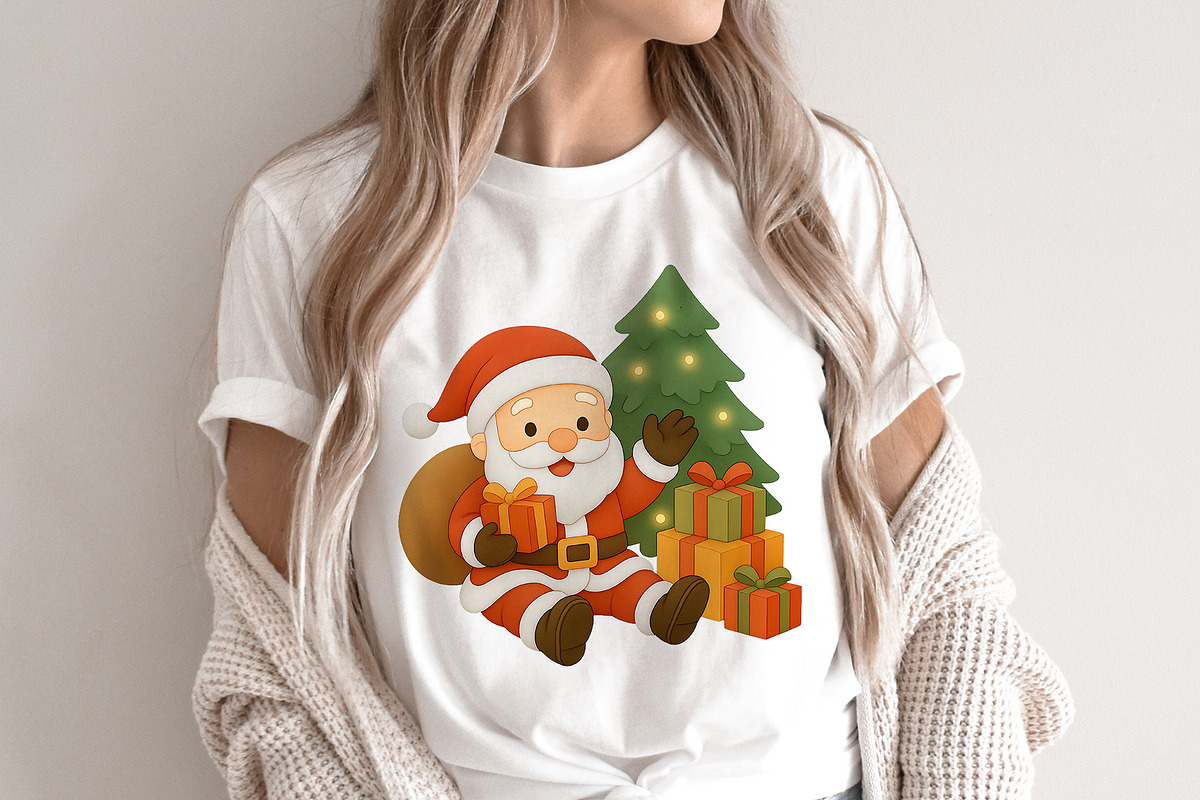 Christmas Characters PNG Set., a Decorative Illustration by kaisorn (Photo 3 of 6)