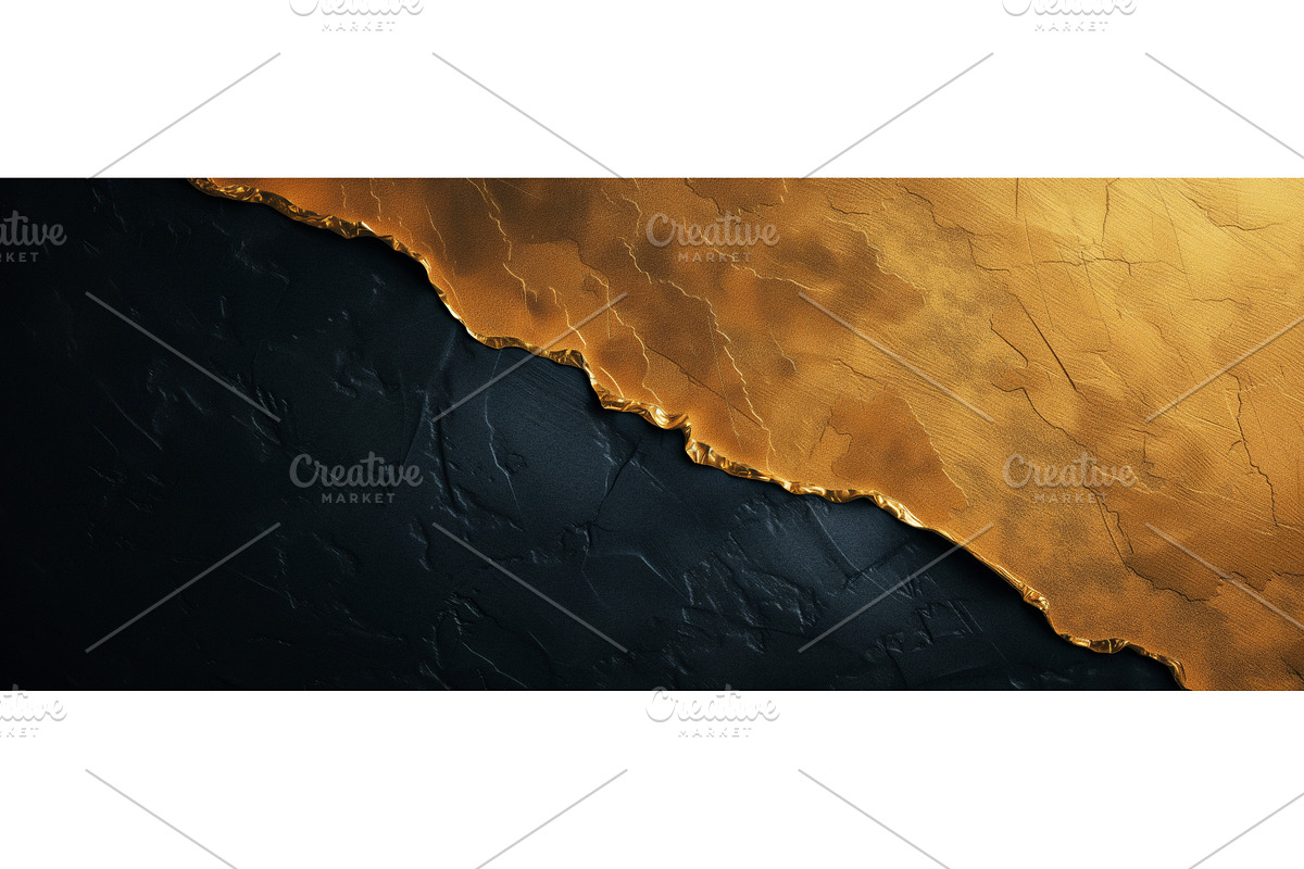 Gold and Black, an Illustration by BazziBa♥