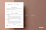 ATS Friendly Resume Template, a Resume Template by DemeDesign (Thumbnail 2 of 9)