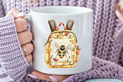 Back To School Backpack Clipart, an Illustration by CraftArtStudio (Thumbnail 5 of 6)