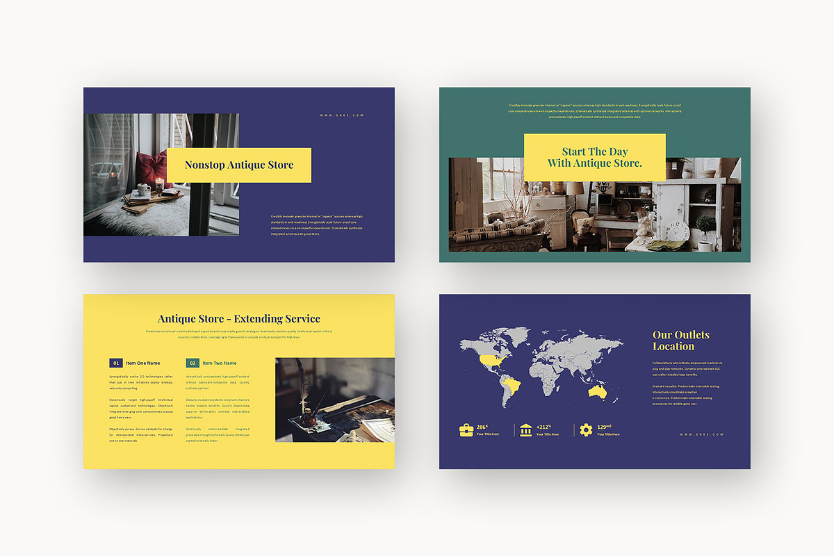 Ebae : Vintage Shop Keynote, a Presentation Template by Punkl Camp (Photo 12 of 16)