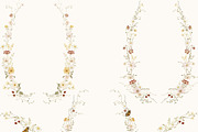 Autumn Watercolor Wildflower Garden, a Seasonal Illustration by Altea Design Studio (Thumbnail 7 of 14)