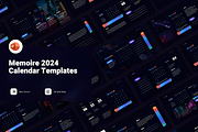 Memoire Calendar PowerPoint Template, a Presentation Template by Ink Gallery (Thumbnail 1 of 4)