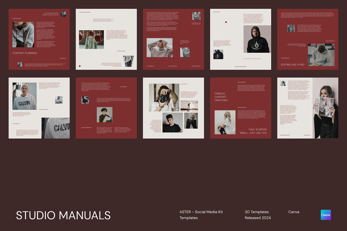 ASTER – Social Media Kit, a Social Media Template by Studio Manuals (Photo 3 of 8)