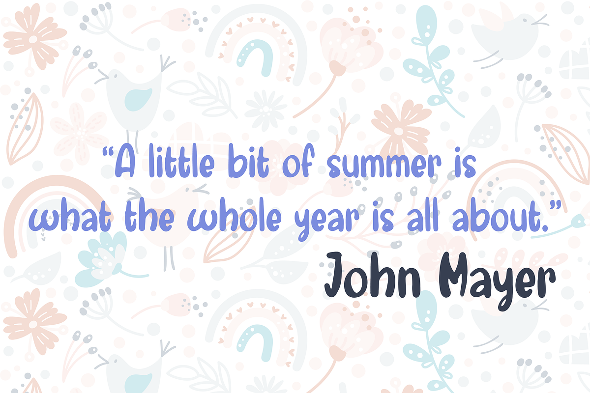 Rainbow Summer Font, a Handwritten Font by Gookkis Studio (Photo 5 of 5)
