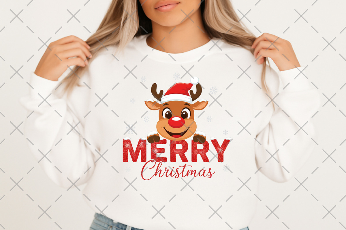 Christmas Reindeer PNG, an Illustration by Craft Nest (Photo 2 of 6)