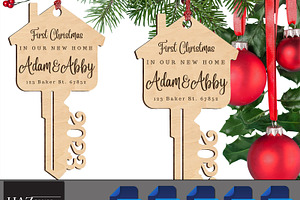 Key Ornament SVG 164, a Graphic by AtacanDigital