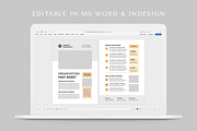 Nonprofit Organization Fact Sheet, a Flyer Template by Leaflove (Thumbnail 5 of 5)
