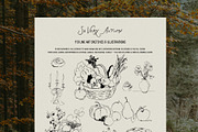 So Very Autumn: Line Art Clipart, a Seasonal Illustration by Purple (Thumbnail 6 of 15)
