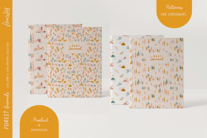 Cute Woodland Repeat Patterns