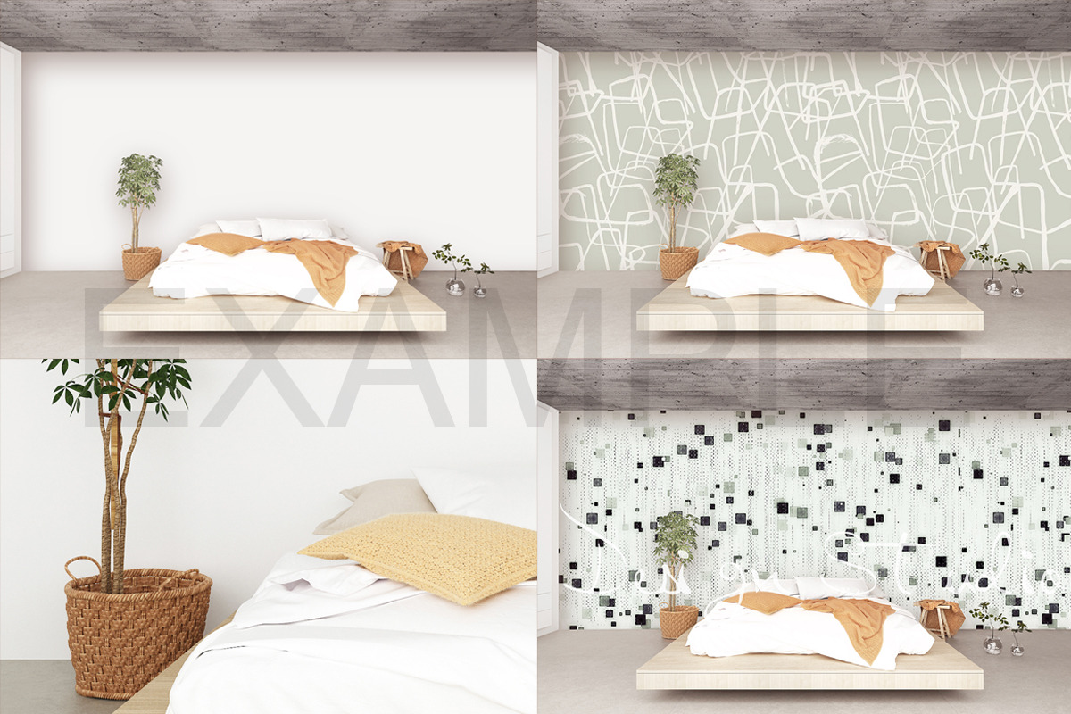 MOCK UPS BUNDLE, 10 INTERIOR PSD, a Print Template by HisariDS Mockup Design (Photo 11 of 11)