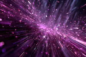 Purple light streaks bokeh abstract, a Photo by Pixeness Studio