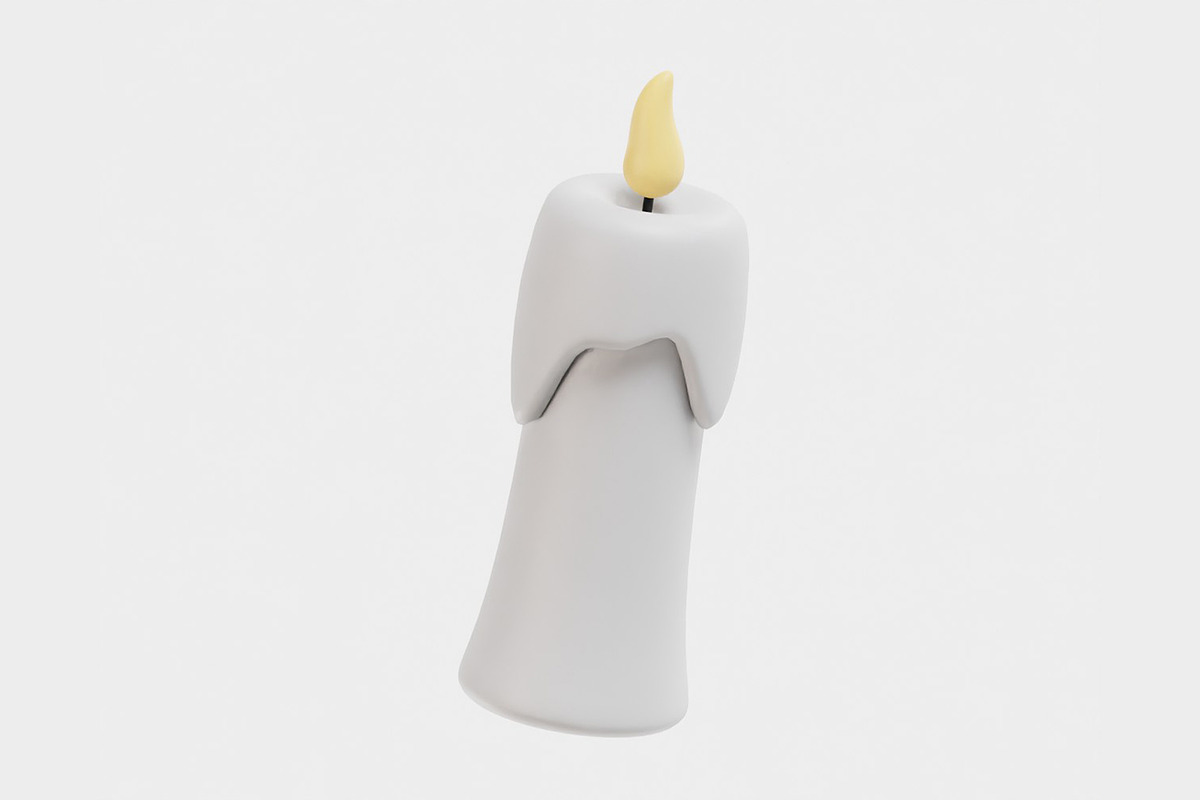 Candle 3d model, an Object 3D Model by fahad121 (Photo 5 of 7)