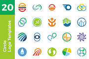 20 Logo Circle Templates Bundle, a Branding & Logo Template by Friendesigns (Thumbnail 1 of 21)