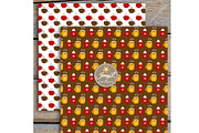 Hot Cocoa Digital Papers and Clipart, a Pattern Graphic by JennyL Designs (Thumbnail 3 of 5)