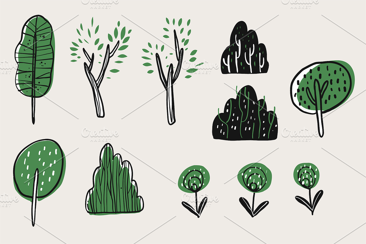 Go Green Illustrations, a Decorative Illustration by Huza Studio (Photo 3 of 7)