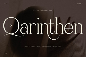 Qarinthen Modern Serif Font