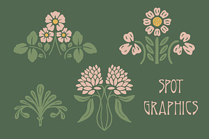 Art Nouveau Graphics Set