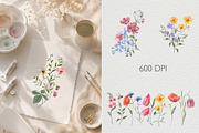 Field of wildflowers, an Object Illustration by ViolettaKh (Thumbnail 9 of 12)