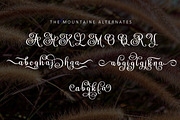 The Mountaine, a Script Font by Matra Creative (Thumbnail 3 of 11)
