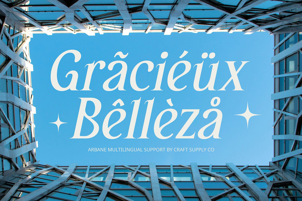 Arbane – Art Nouveau Font, a Serif Font by Craft Supply Co. (Photo 7 of 8)