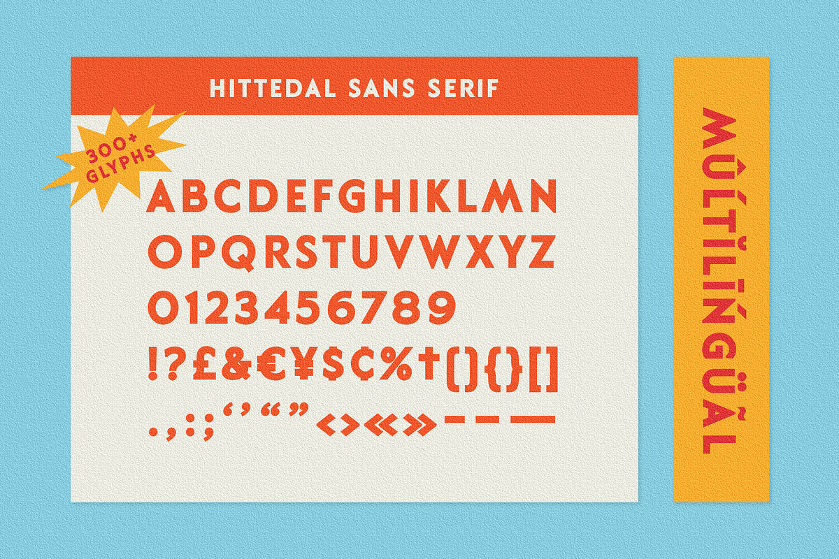 Hittedal - Display Font, a Sans Serif Font by Edignwn Type (Photo 8 of 11)