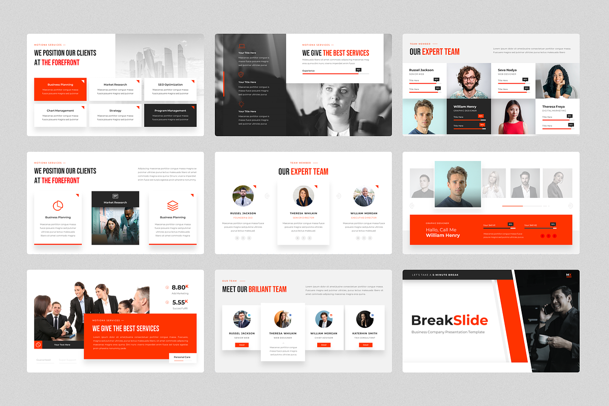 Corporate Business Google Slides, a Presentation Template by YossyOneStd (Photo 2 of 5)
