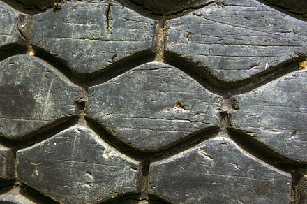 Texture of an old car tire wheel featuring texture, old, and wheel, a Transportation Photo by darksoul72