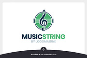 Music String Logo Template, a Branding & Logo Template by LOGOMAGINE (Thumbnail 8 of 16)