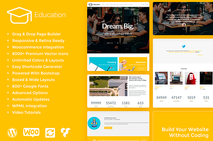 Education & Courses WordPress Theme