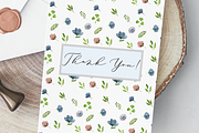 I'm Blue Watercolor Flowers Clip Art, an Illustration by OM Creativ (Thumbnail 8 of 8)
