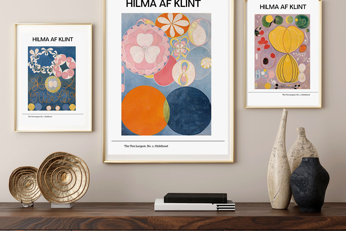 Hilma af Klint Masterpiece Pack, a Decorative Illustration by Saint aury Studio (Photo 2 of 7)
