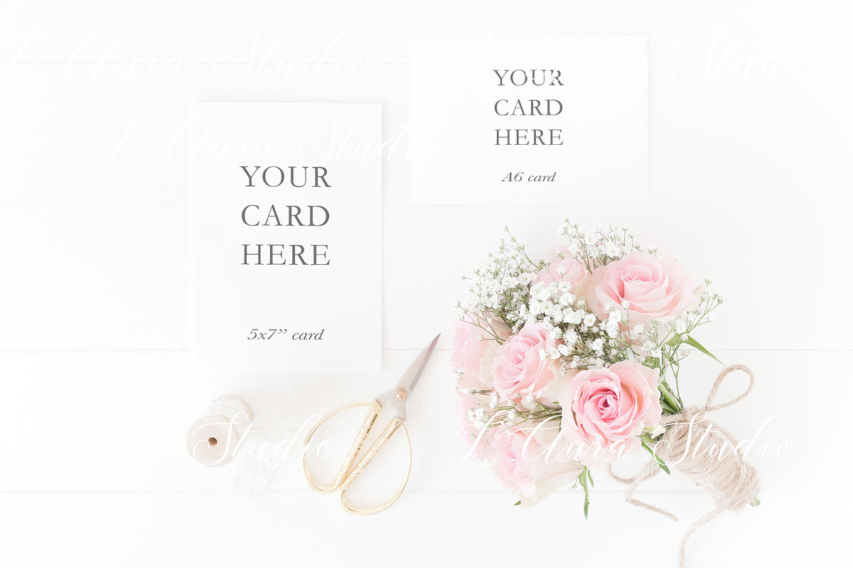 Frame mockup bundle - card mockup, a Print Template by L'Aura Studio (Photo 6 of 8)