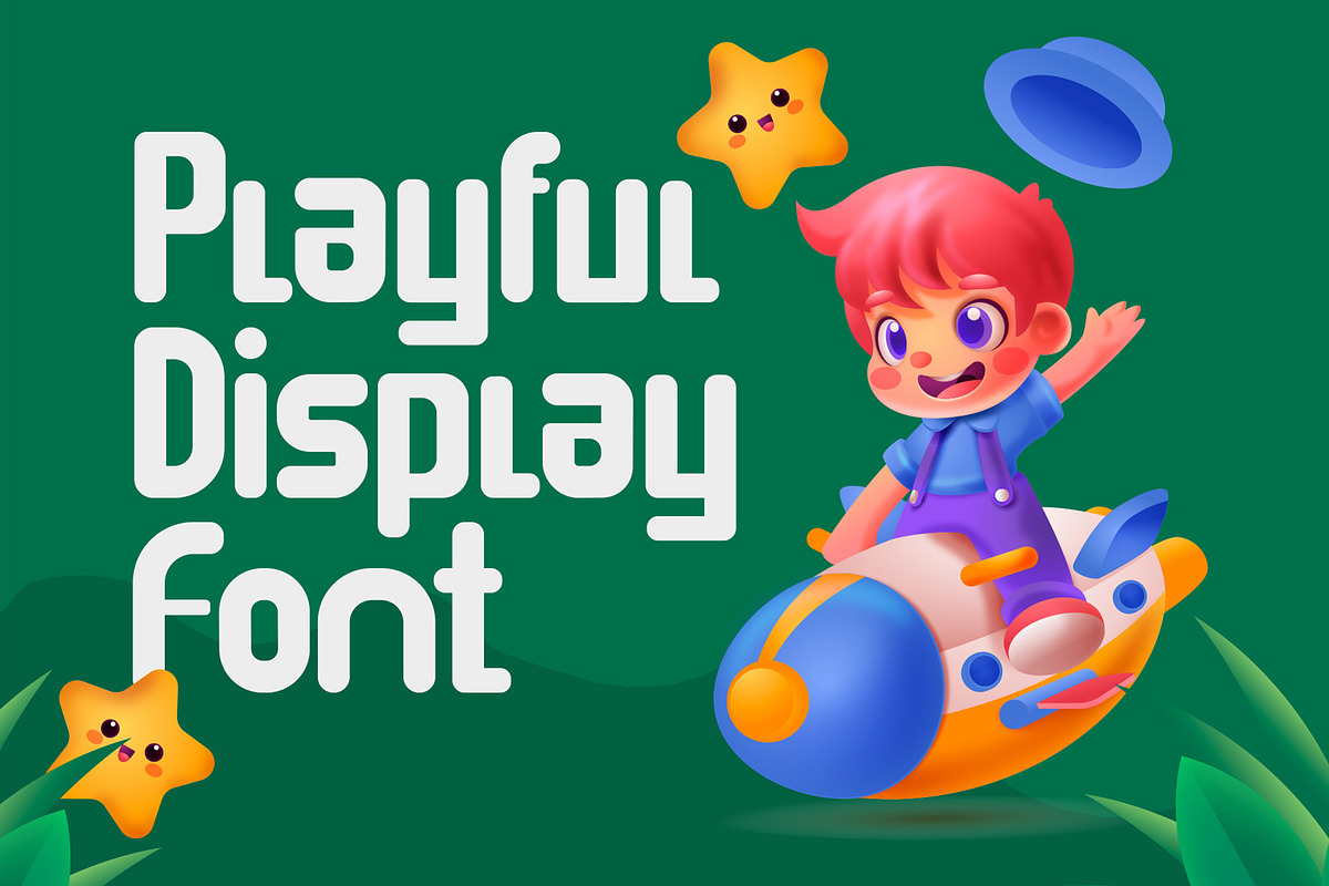 Crispy Chery - Playful Display Font, a Sans Serif Font by Aksapix Studio (Photo 2 of 8)