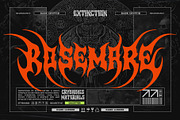 Sad Rock Typeface, a Blackletter Font by alit design (Thumbnail 17 of 20)