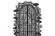 50 Floral French Window Ornament, a Decorative Illustration by Amazin_art (Thumbnail 3 of 35)