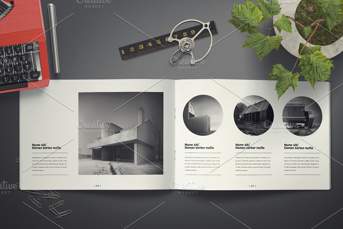 Architecture Landscape Brochure, a Brochure Template by ShapShapy (Photo 4 of 18)