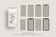 Minimal Website Mockup Scene Creator, an iPhone Mockup by Moyo Studio (Thumbnail 4 of 21)