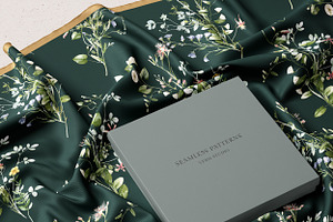 Wildflower Flower Floral Green Set