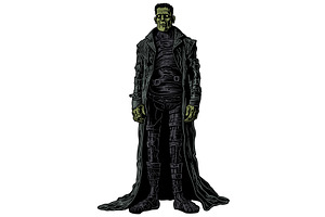 Frankenstein Monster Isolated