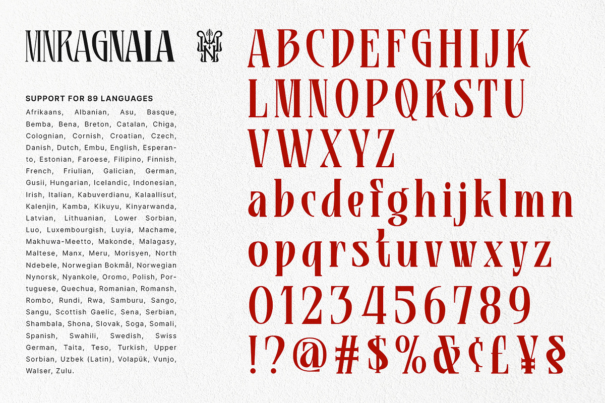 MNRagnala, a Serif Font by Mantra Naga (Photo 12 of 16)