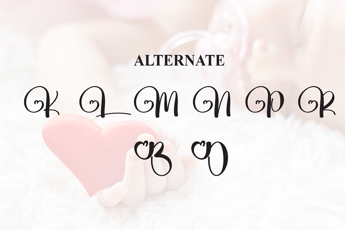 Baby Loveling | Script Font, a Handwritten Font by Scratchones (Photo 8 of 9)