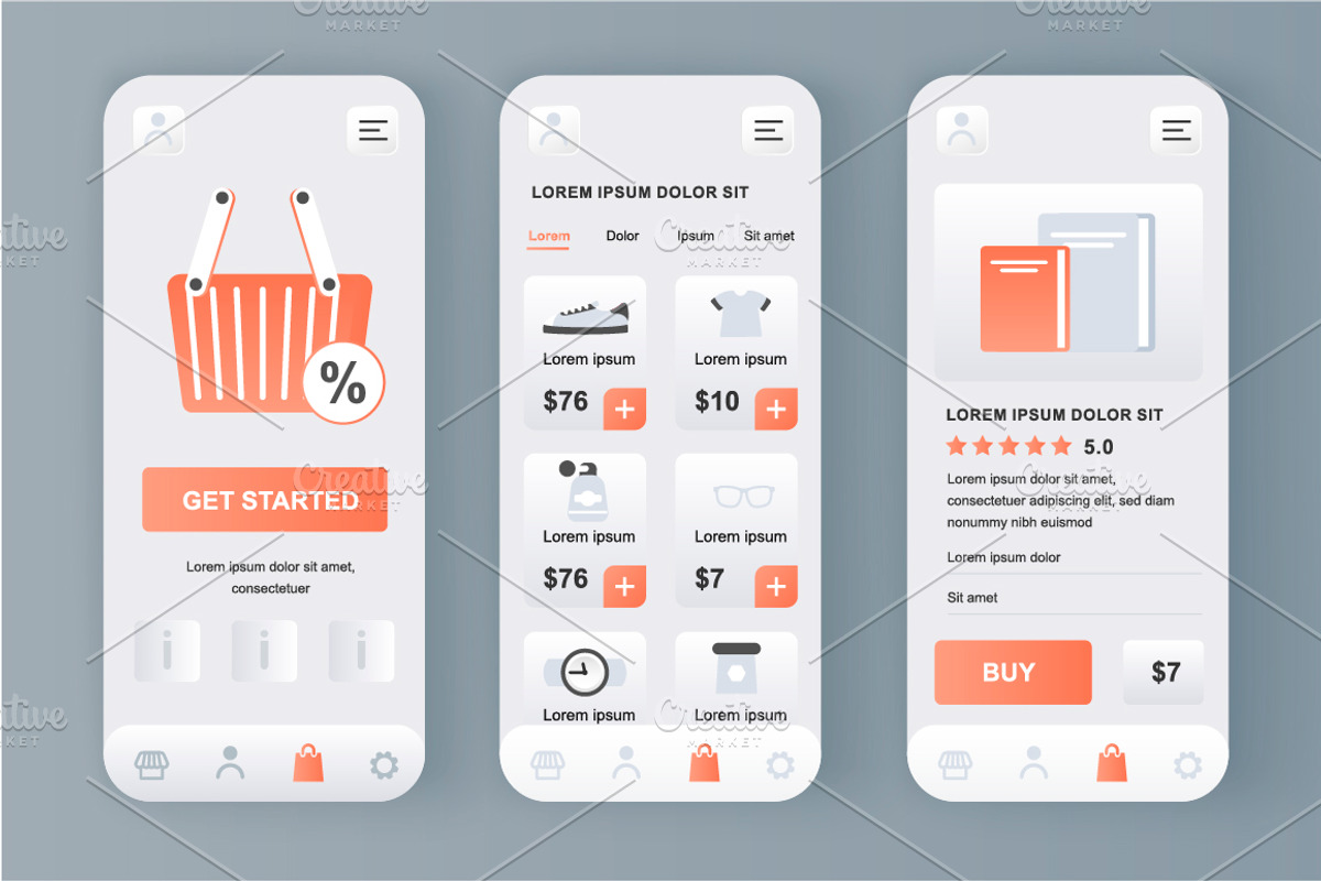 Unique Mobile App UI Kit, an App Template by alexdndz (Photo 24 of 36)