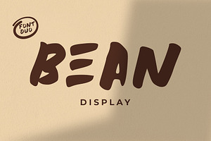 Clean Marker Font Brush Bean