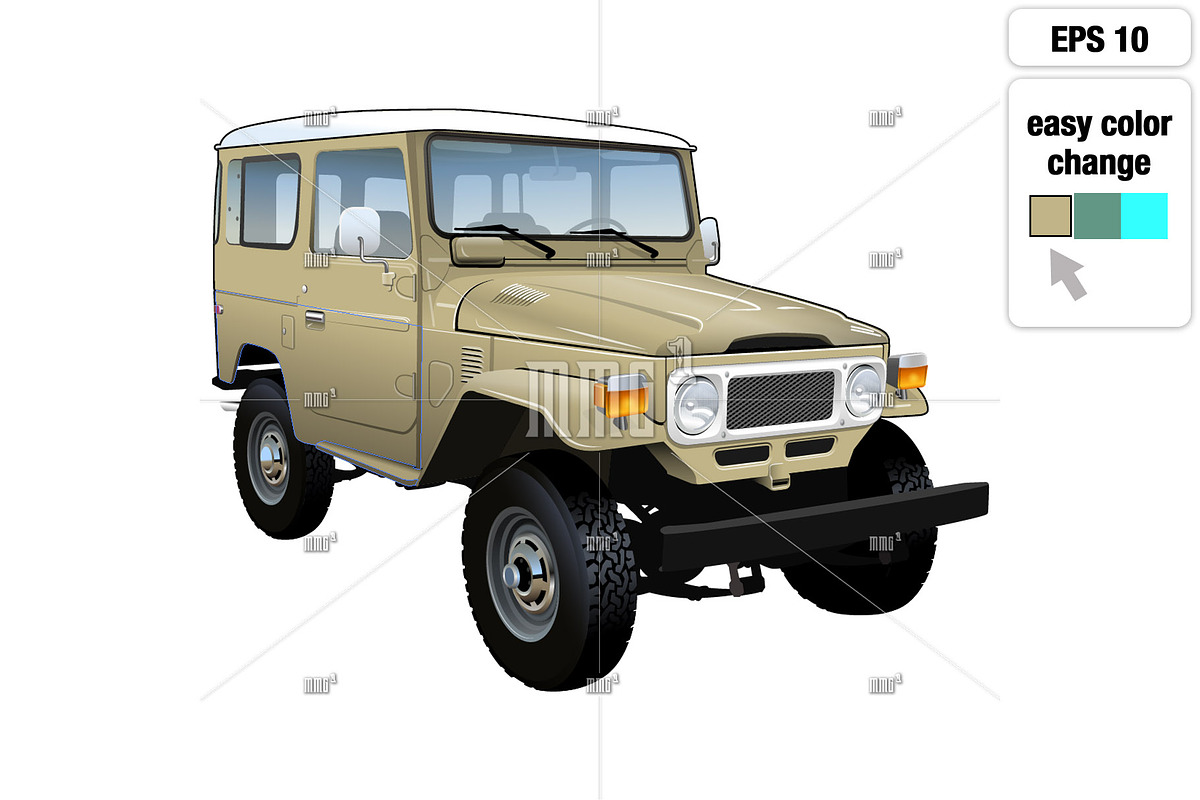 JDM 80's Classic SUV 4x4 Cruiser, an Illustration by MMG1designs (Photo 2 of 4)