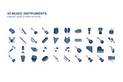 Music Instruments icon set, an Icon by Icongeek26 (Thumbnail 2 of 6)